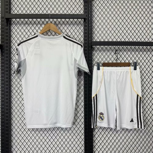 Real Madrid Short Sleeve Home Adult Suit 25/26
