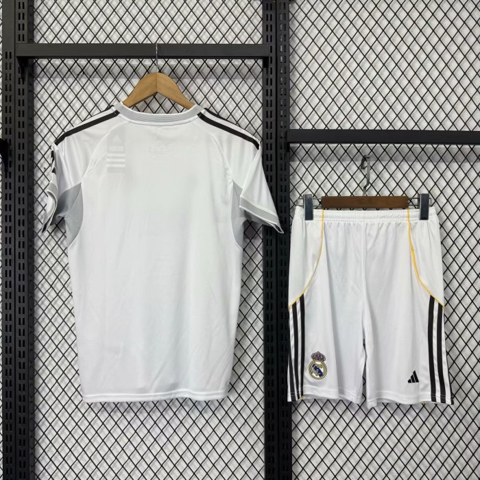 Real Madrid Short Sleeve Home Adult Suit 25/26