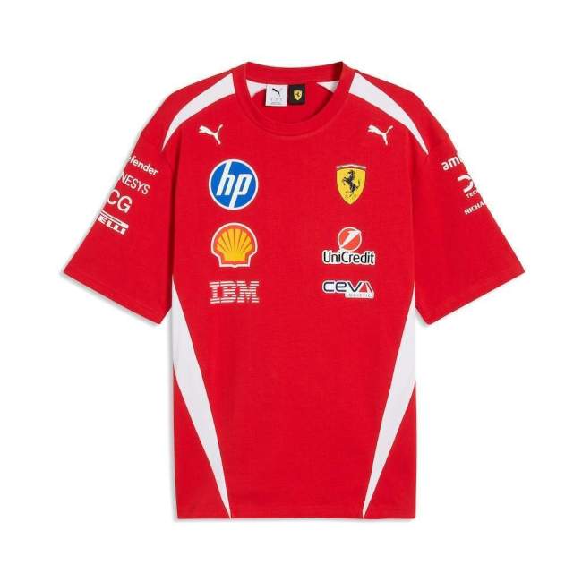 2026 Ferrari Racing T-Shirt Red