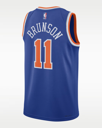 New York Knicks Men Jersey Blue City Edition 24/25 NO.11 BRUNSON