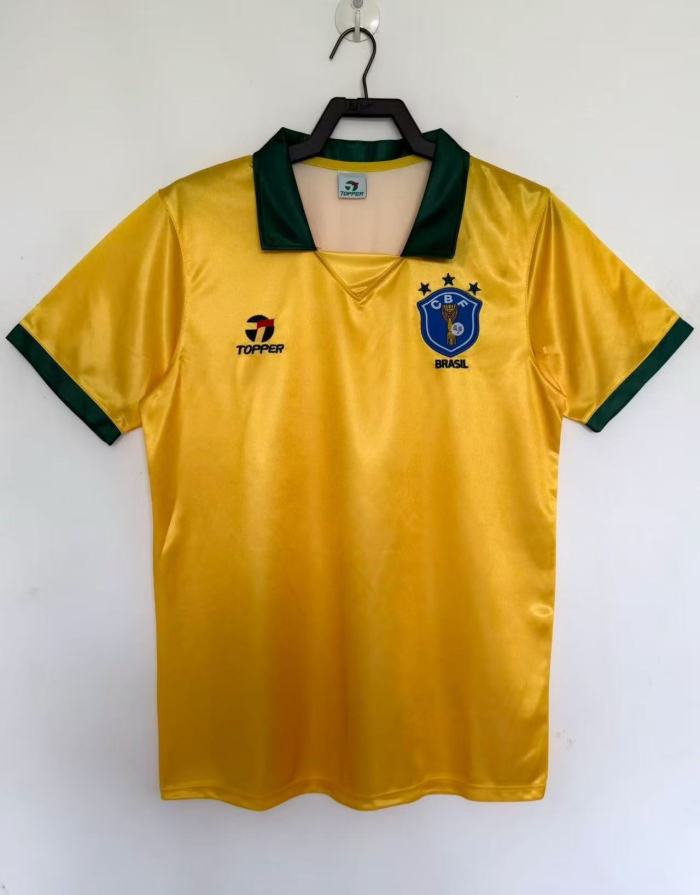 Brazil Home Retro Jersey1988
