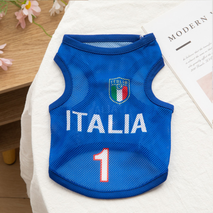 Mesh Breathable Dog Football Jersey