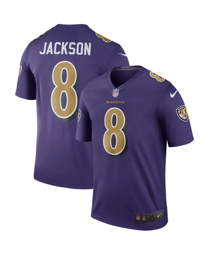 Baltimore Ravens Jersey Purple NO.8 JACKSON