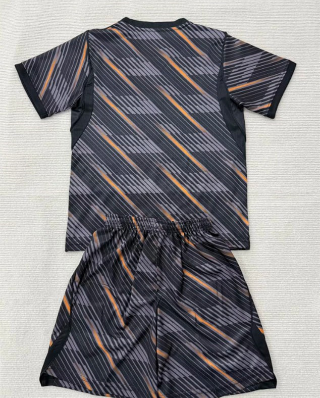 France 2026 World Cup Hollywood Black Goalkeeper Kids Suit