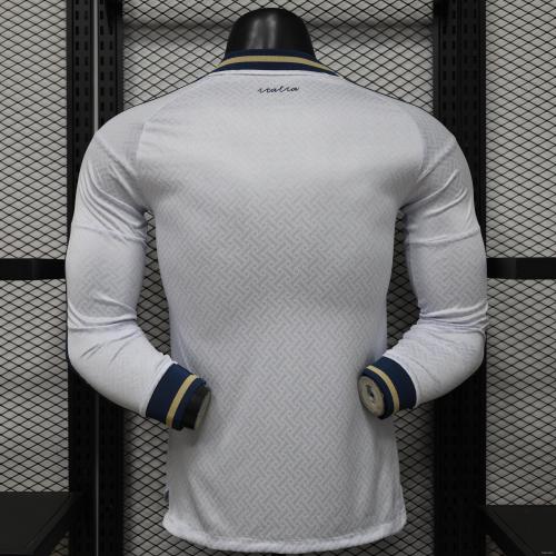 Italy 2026 World Cup Away Player Long Sleeve Men Jersey