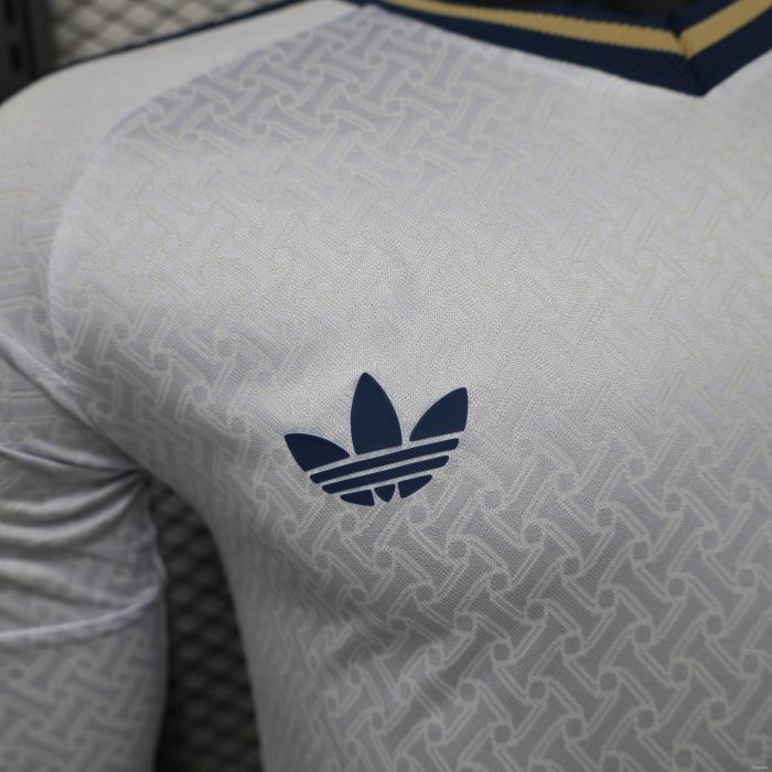 Italy 2026 World Cup Away Player Long Sleeve Men Jersey
