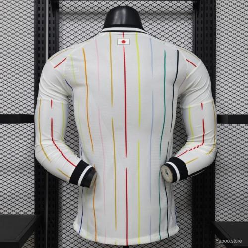 Japan 2026 World Cup Player Version Away Long Sleeve Men Jersey