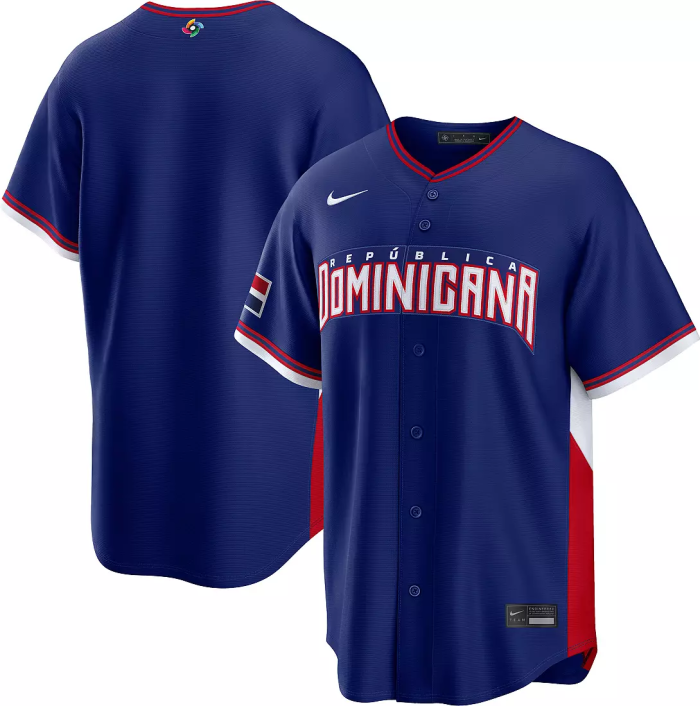 Dominican Republic Baseball Royal 2026 World Baseball Classic Road Stadium Jersey