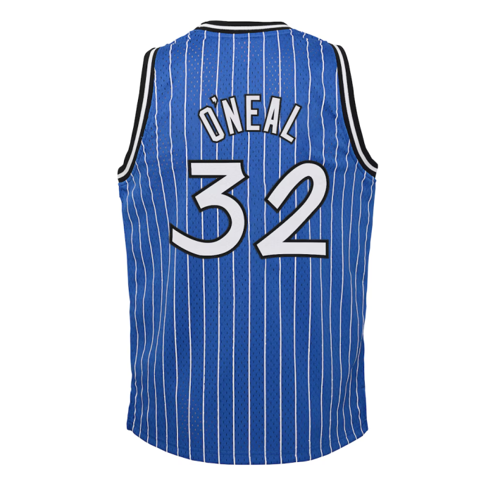 Orlando Magic Men Jersey Blue Stripes 90s NO.32 O‘NEAL