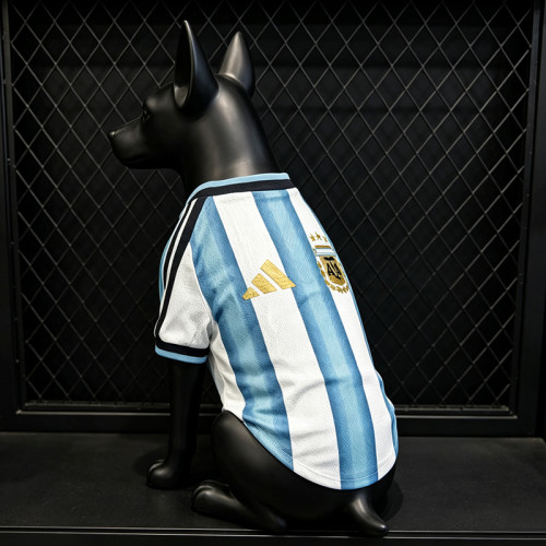 Argentina 2026 World Cup Home  Dog's Jersey