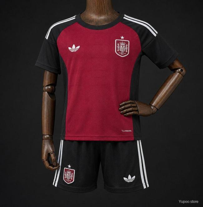 Spain 2026 World Cup Away Goalkeeper Kids Suit