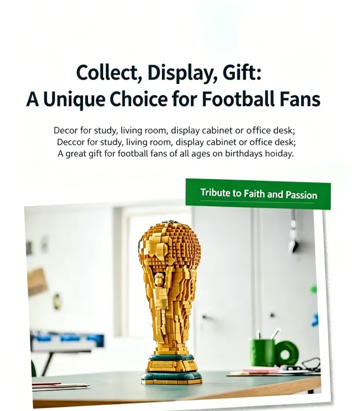LEGO 43020 FIFA World Cup Football Fan Boy Assembled Building Block Toy Children's Gift