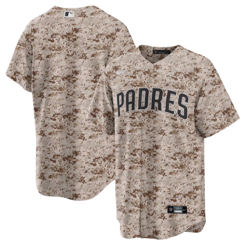 San Diego Padres Camo USMC Alternate Team Jersey