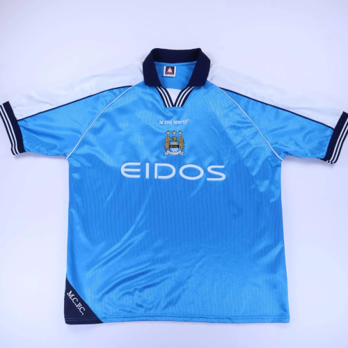 Manchester City Home Retro Jersey 99/01