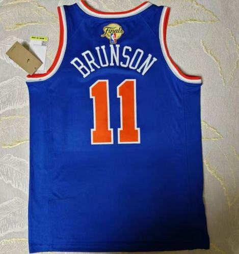 New York Knicks Men Jersey Blue 24/25 NO.11 BRUNSON