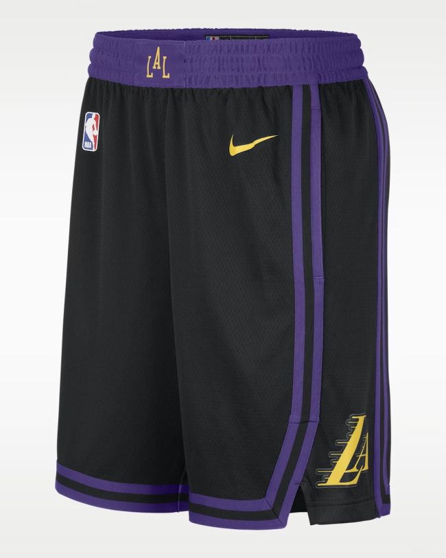 Los Angeles Lakers Basketball Shorts City Edition purple 23/24