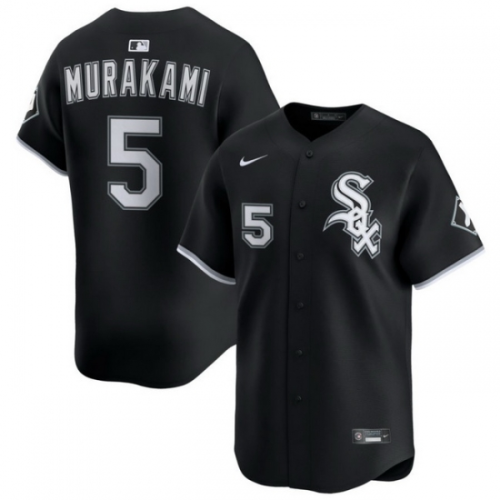 Copy Chicago White Sox Nike Black Alternate Replica Team Jersey
