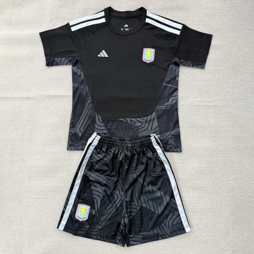 Aston Villa Man Black Goalkeeper Men Jersey Suit 26/27