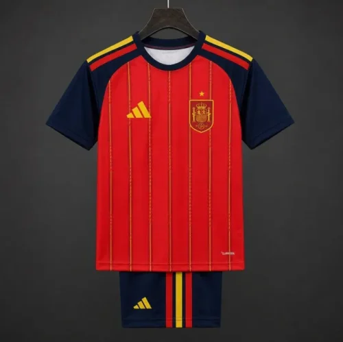 Spain 2026 World Cup Home Kids Suit