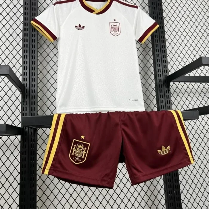 Spain 2026 World Cup Away Kids Suit