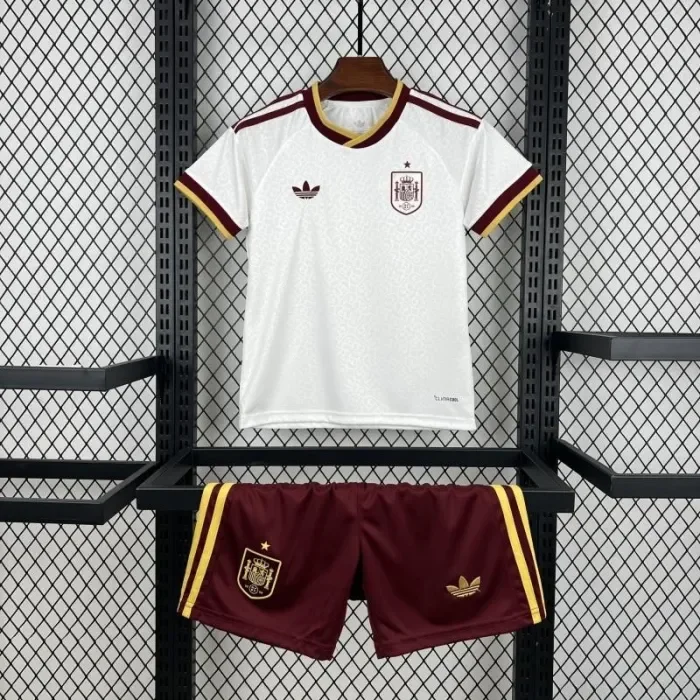 Spain 2026 World Cup Away Kids Suit