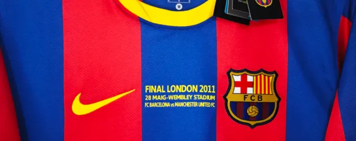 Barcelona Home Long Sleeve Retro Jersey 2010/11