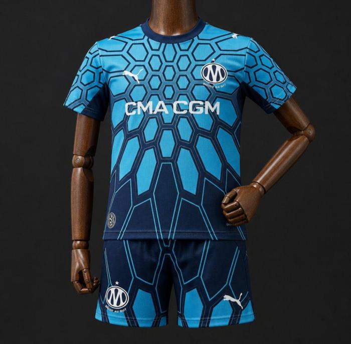 Marseille Blue Goalkeeper Kids Suit 26/27