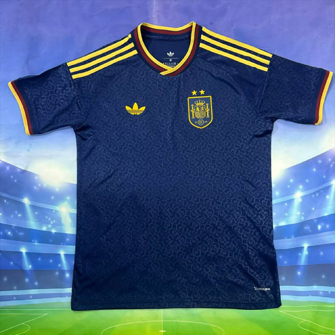 Spain 2026 Cyan Special Edition 2 Stars Man Jersey