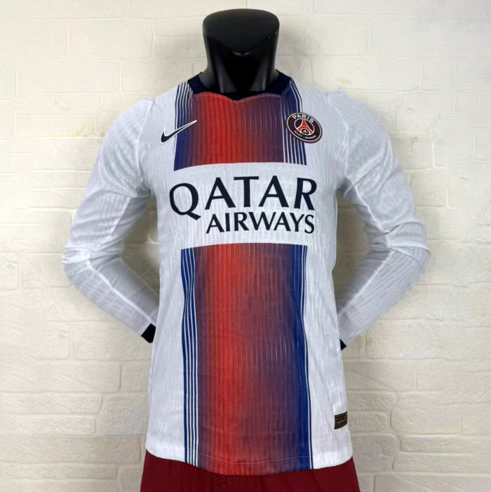 Paris Saint Germain Away Men Long Sleeve Player Jersey 26/27