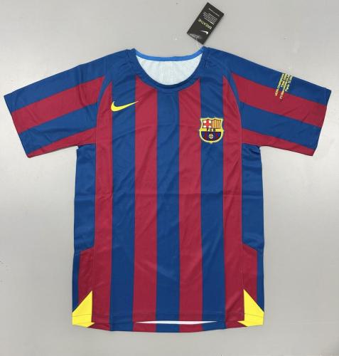 Barcelona Home Retro Jersey UCL Final 2006