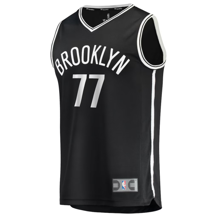 Brooklyn Nets Jersey Black Icon Edition  NO.77 SARAF