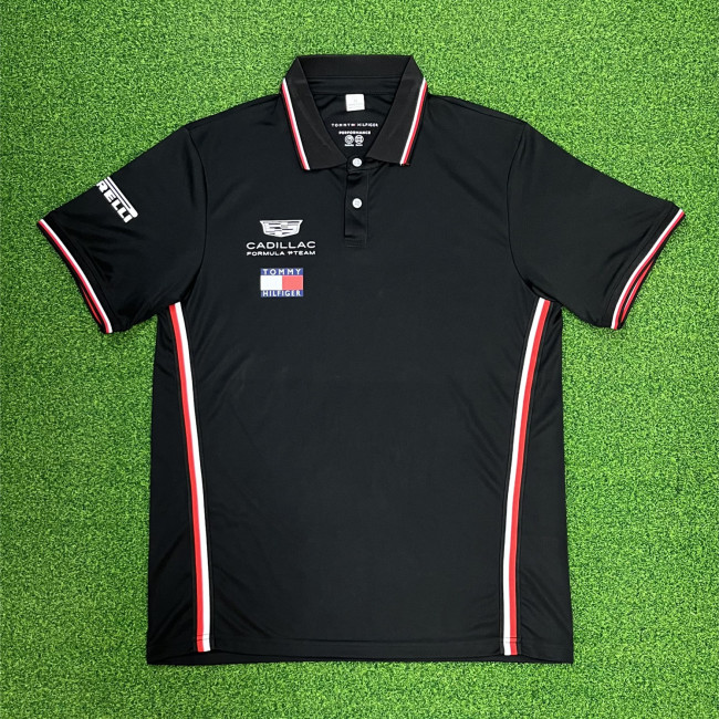 TH x Cadillac 2026 Team Polo Black Shirt