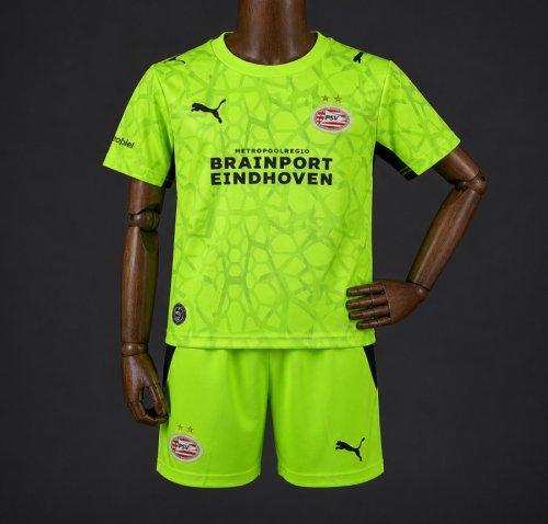 PSV Eindhoven Green Goalkeeper Men Jersey Suit 26/27