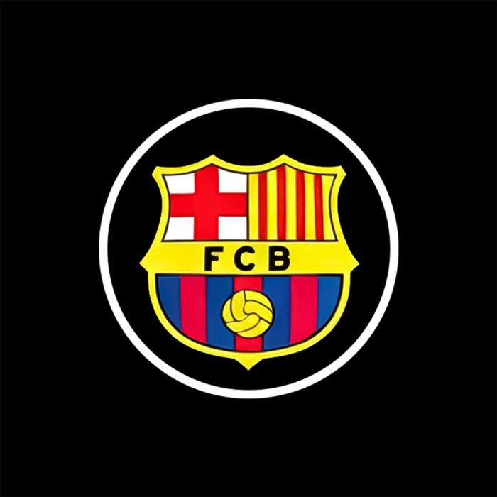 Football Club Universal LED HD Logo Wireless Car Door Welcome Lamp Light Projector Light