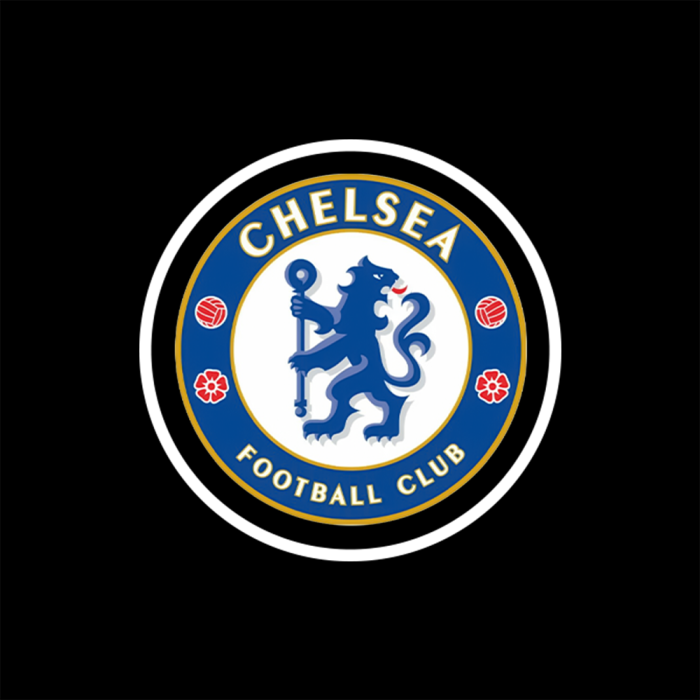 Football Club Universal LED HD Logo Wireless Car Door Welcome Lamp Light Projector Light