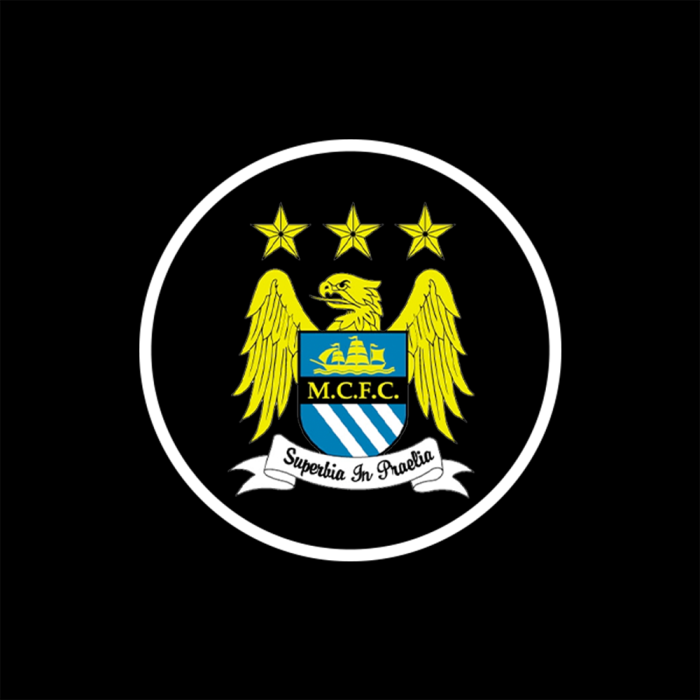 Football Club Universal LED HD Logo Wireless Car Door Welcome Lamp Light Projector Light