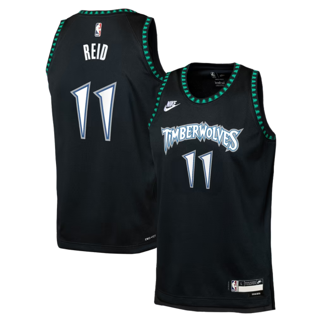 Minnesota Timberwolves Man Jersey Black Vintage Edition  90s