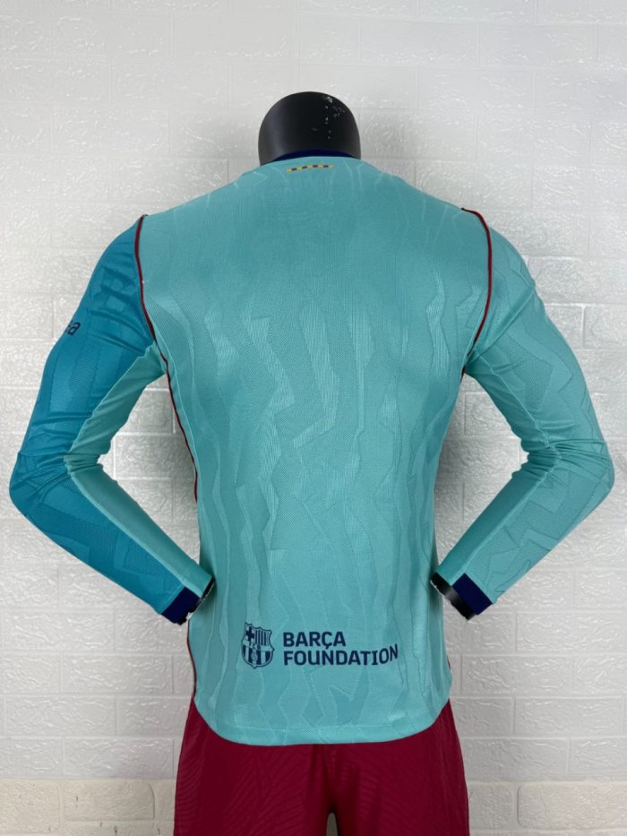 Barcelona Third Player Long Sleeve Jersey 26/27