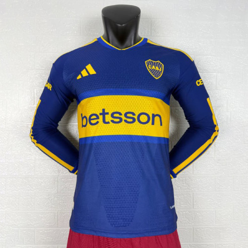 Boca Home Player Long Sleeve Men Jersey 26/27