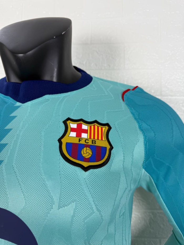Barcelona Third Player Long Sleeve Jersey 26/27