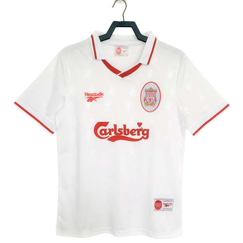 Liverpool White Retro Jersey 96/97