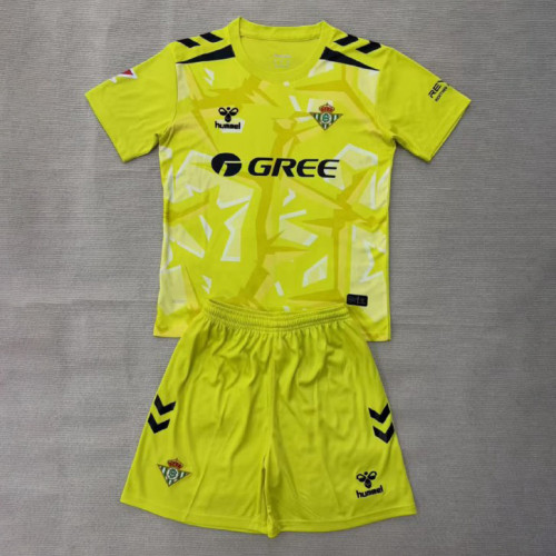 Real Betis Yellow Goalkeeper Men Jersey Suit 26/27