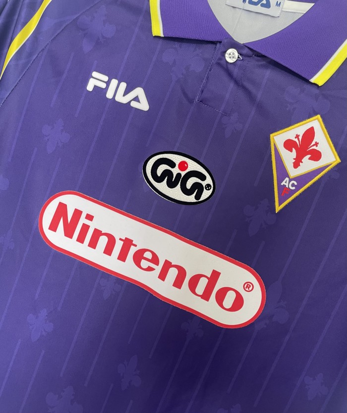 Fiorentina Home Retro Jersey 97/98