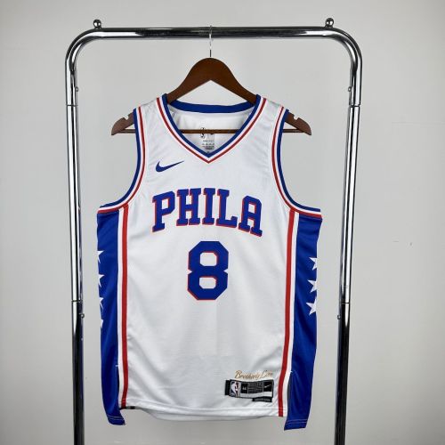 Paul George Philadelphia 76ers 2023/24 Swingman Home Jersey White