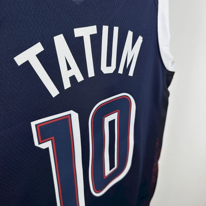 Jayson Tatum Team USA 2024 Swingman Away Jersey Blue
