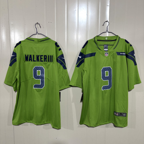 Seattle Seahawks Kenneth Walker III Green Game Jersey - Gen 2