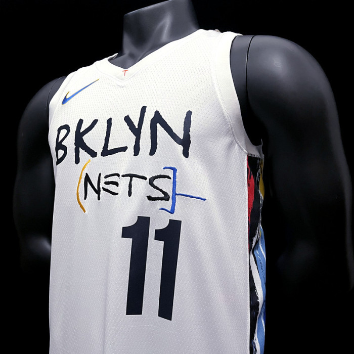 Kyrie Irving Brooklyn Nets City Edition Swingman Jersey White