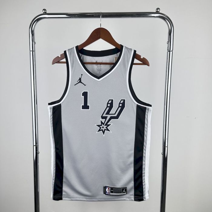 Victor Wembanyama San Antonio Spurs 2021/22 Statement Edition Swingman Jersey Gray