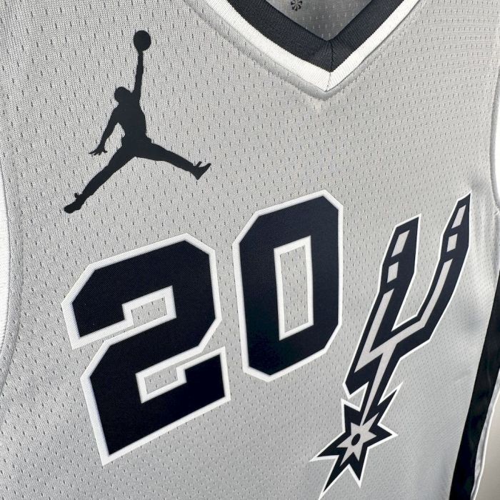 Manu Ginobili San Antonio Spurs 2021/22 Statement Edition Swingman Jersey Gray