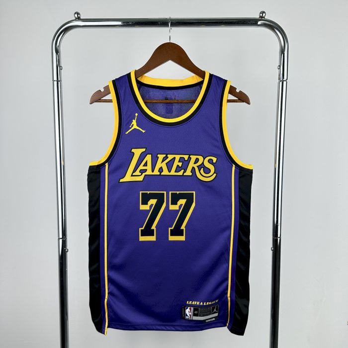 Luka Dončić Los Angeles Statement Edition Swingman Jersey 23/24 Purple